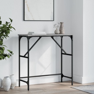 vidaXL Конзолна маса, сив сонома, 75x32x75 см, инженерно дърво (834063)