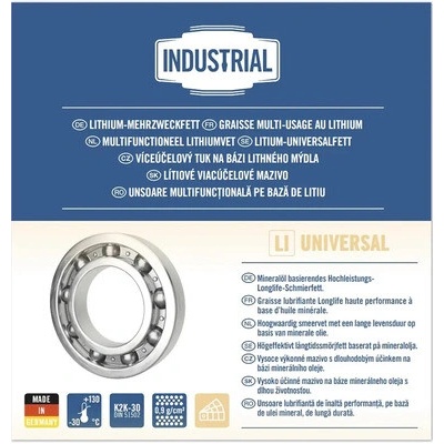 Industrial Viacúčelové mazivo Lithium 1 kg
