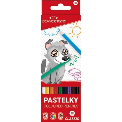 Concorde Sviečkové ceruzky 18 ks