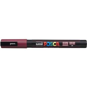 uni Декоративен маркер, 0, 9-1, 3 мм, UNI "Posca PC-3M", червено вино 284810000 (284810000)