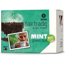 Oxfam Fairtrade Bio Zelený čaj mint Srí Lanka 20 x 1,8 g