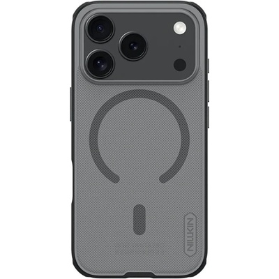 Nillkin iPhone 17 Pro NILLKIN SUPER FROSTED PRO MAGNETIC пластмасов протектор за телефон с магнит, гумиран, TRANSFER/BLACK GP-175278 (GP-175278)