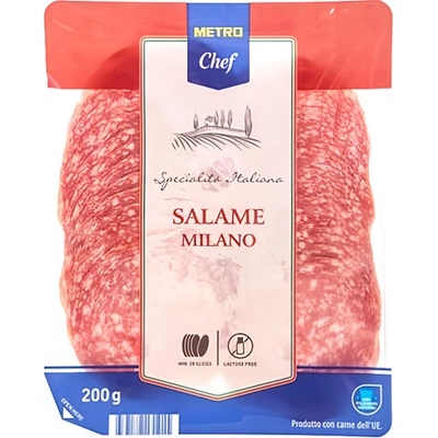 Metro Chef Salám Milano plátky 200 g