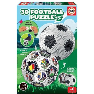 Educa Пъзел, Educa, 3D Футболна топка, 32 части (EDU19210)