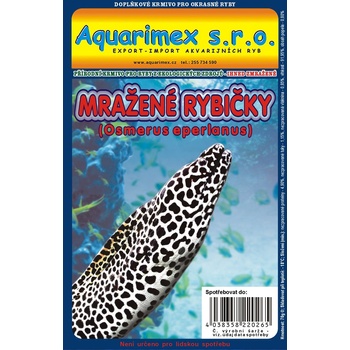 Aquarimex Morské rybičky Smelts mrazené 100 g