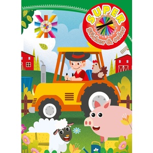Boek Specials Nederland bv КНИЖКА ЗА ОЦВЕТЯВАНЕ super sticker & color 32 СТР. 6 ВИДА