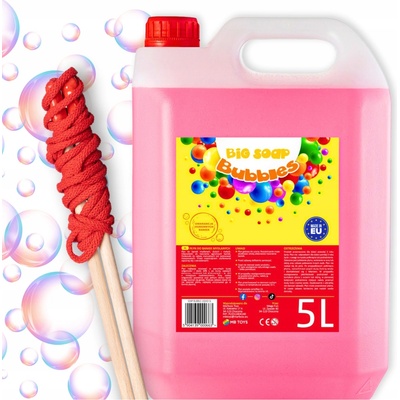 MBTOYS Tekutina na bublifuk 5L + TYČINKA SET PL