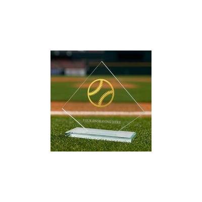 Poháry Bauer Skleněná trofej CRM202405M13 Baseball