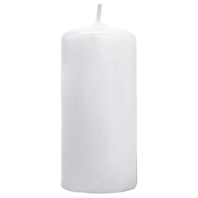 PartyDeco Valcová matná biela 12 cm