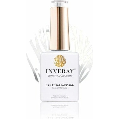 Inveray UV/LED Gél lak N°162 Snow White snehobiely gél lak 10 ml
