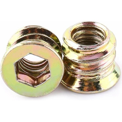 Závitová vložka do dřeva M6 x 10 mm (20 ks)