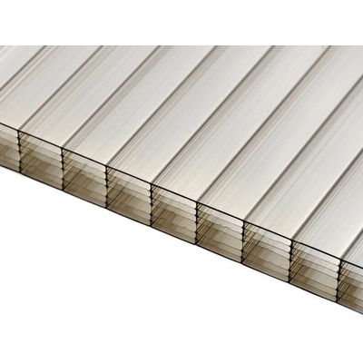 Exolon 7/16 komôrkový polykarbonát 16 mm 1UV 1050 x 1000 mm bronz hnedá dymová 1 ks