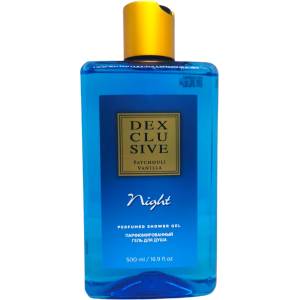  DEXCLUSIVE парфюмен душ-гел, 500мл, Patchouli Vanilla, Night