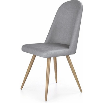 Halmar Трапезен стол k214 сиво/ меден дъб