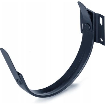 Evromat Hak čelový pre odkvapový žľab 333 mm pozink lak RAL 7016 antracit