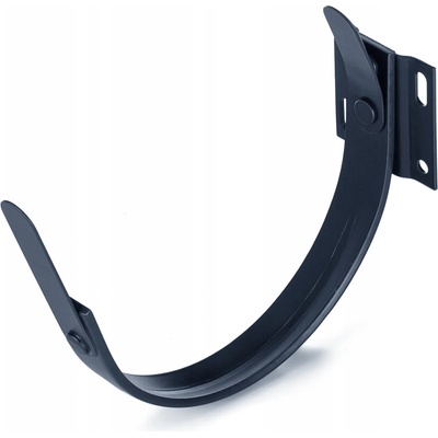 Evromat Hak čelový pre odkvapový žľab 333 mm pozink lak RAL 7016 antracit