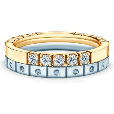 Savicki Sada prsteňov Symphony zlato laboratórne diamanty ZST SAVNo 539B 537LAB Z