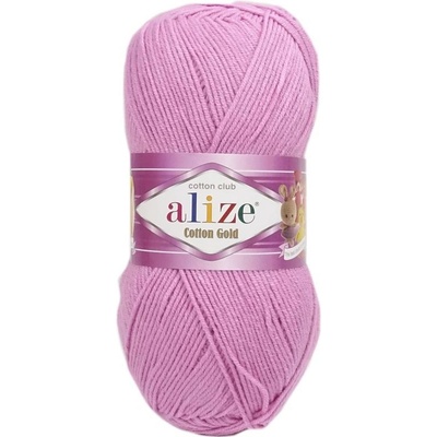 Alize Cotton Gold 98 pastelově růžová