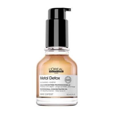 L'Oréal Metal Detox Professional Concentrated Oil масло против накъсване на косата 50 ml за жени