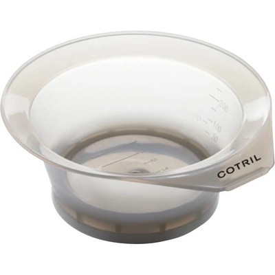 Cotril miska plastová na míchání barev průhledná kouřová s logem