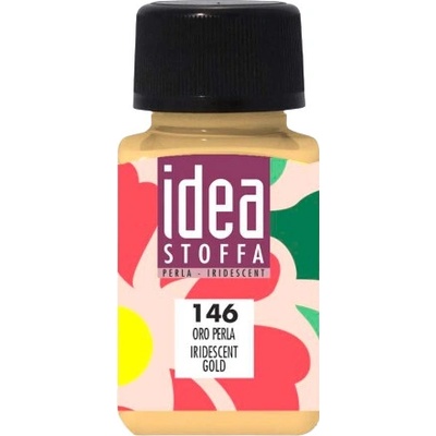 Maimeri Idea Stoffa farby na textil 146 iridescent gold 60 ml