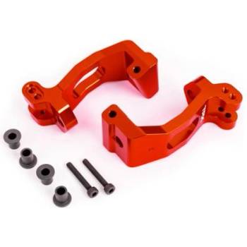 Traxxas Алуминиев шарнир на Traxxas, червено анодизиран (ляв и десен)