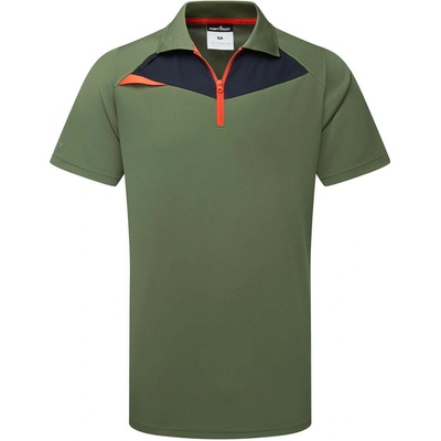 Portwest polo so zipsom zelené