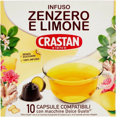Crastan čaj zázvor a citrón dolce gusto 10 ks