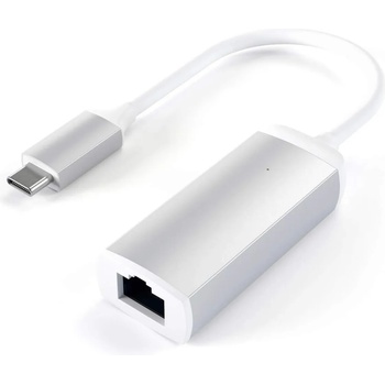 Satechi Aluminum USB-C to Ethernet Adapter - адаптер за свързване от USB-C към Ethernet (сребрист)