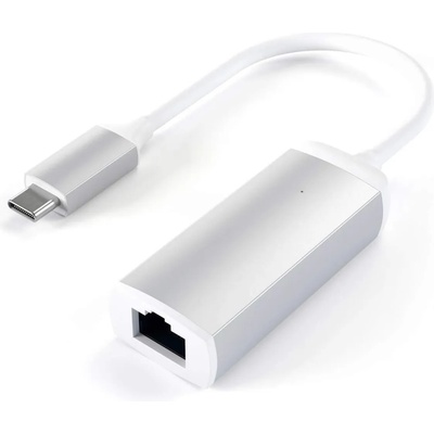 Satechi Aluminum USB-C to Ethernet Adapter - адаптер за свързване от USB-C към Ethernet (сребрист)