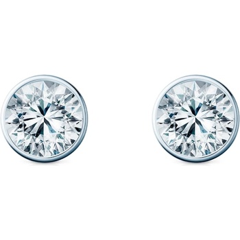 SAVICKI Обеци The Journey: бяло злато, лабораторни диаманти