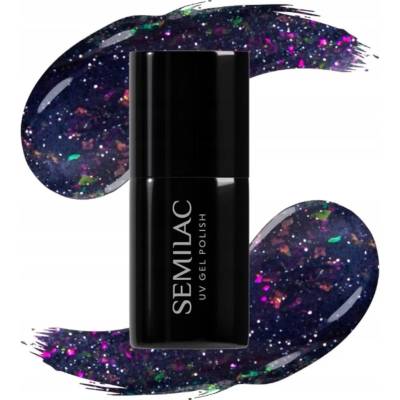 Semilac UV Hybridní lak 611 Violet Night 7 ml