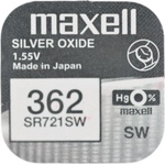 Maxell Бутонна батерия сребърна maxell sr721 sw ag11-362- 1.55v (sr721 sw)