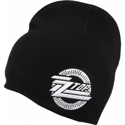 ZZ Top Circle Logo Black Rock Off ZZBEAN01B