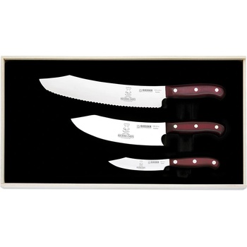 GIESSER серия PremiumCut Set No. III Rocking Chefs Micarta Комплект ножове, GIE. 1996.3. rc (GIE.1996.3.rc)