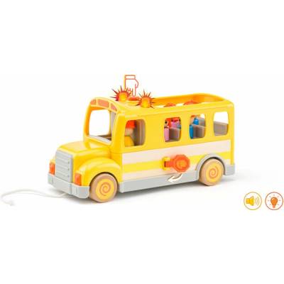WOODY Školský autobus so zvukmi a svetlom