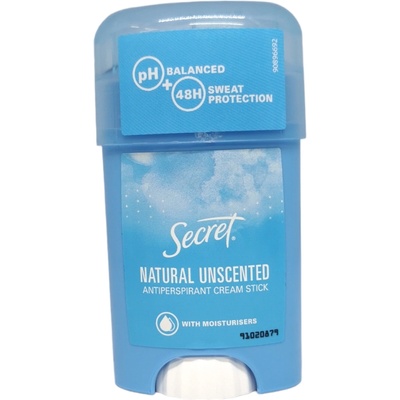 Secret крем стик дезодорант, 40мл, Natural Unscented