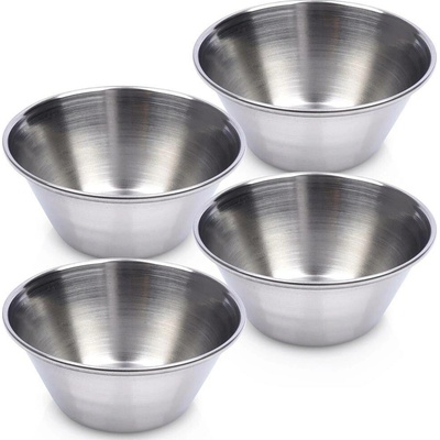 Excellent Houseware Misky na DIP nerezové d10 x 4,5 cm sada 4ks