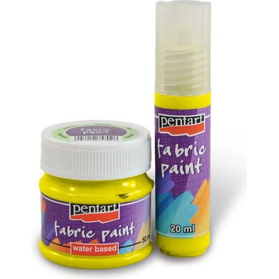 Farba na textil 50 ml žltá