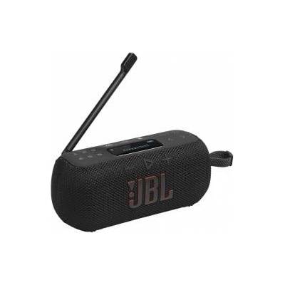 JBL Tuner 3 Portable DAB/DAB+/FM Bluetooth radio with 6 stations, up to 15 hours playback, IP68 waterproof and dustproof, Auracast multi-cast connection, compatible with JBL Portable App, black - JBLTUNER3BLK