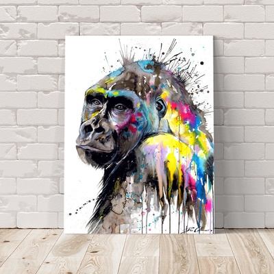 IMPAR Obraz Gorila Art (Rozměr obrazu: 120x80)