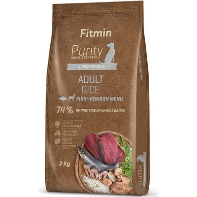 Fitmin Purity Rice Adult Fish & Venison 2 kg
