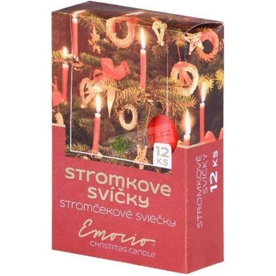 Emocio Stromkové 12ks 12x100 Metal zlaté