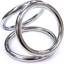 Rouge Triple Cock Ring Cage
