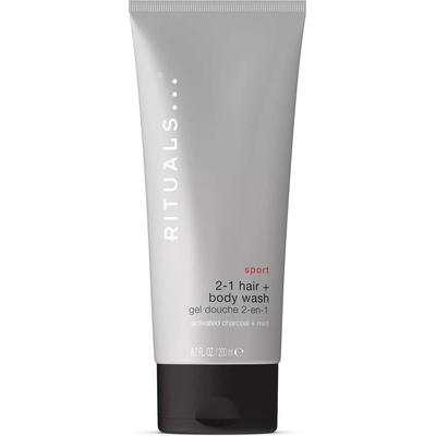 Rituals Sport Измивен гел за коса и тяло 2 в 1, 200 ml