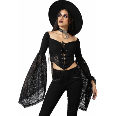 KILLSTAR дамска тениска с дълги ръкави (топ) KILLSTAR - Sentina топ - Черен - KSRA005771