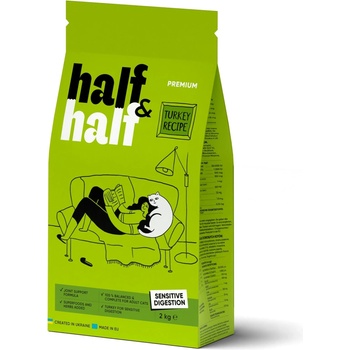 Half&Half Cat Sensitive morka 2 kg