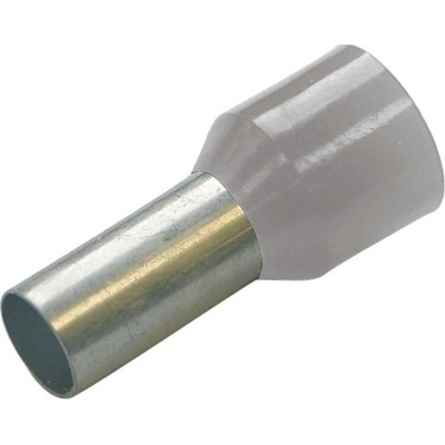 270815 Dutinka izolovaná DIN 4 mm2, 10 mm, šedá, Haupa