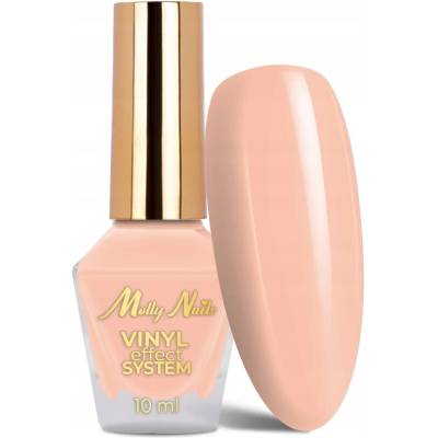 Klasický lak na nehty MOLLYNAILS 10ml Vinyl Effect System Light Pink