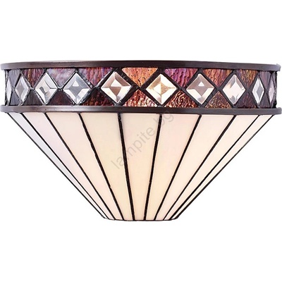 Endon Lighting 64149 - Стенно осветително тяло Tiffany FARGO 1xE14/40W/230V (EN0118)